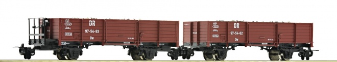 Set of 2 ballast cars<br /><a href='images/pictures/Roco/Roco-34589.jpg' target='_blank'>Full size image</a>